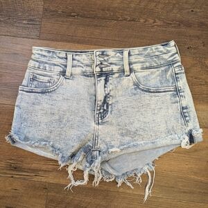 KanCan‎ Light Blue Distressed Jean Shorts NWOT